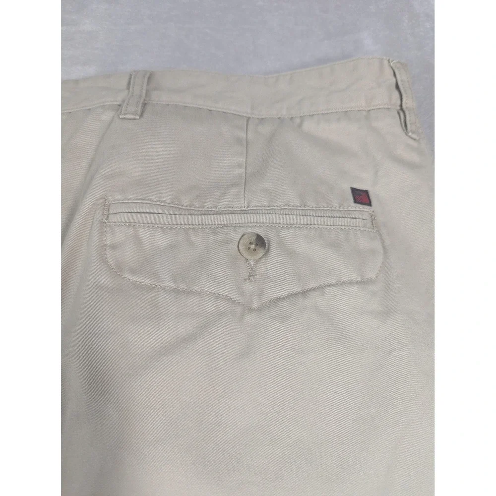 Woolrich Khaki Pants Mens 38x32 Beige Straight Leg 100% Cotton Canvas Chino